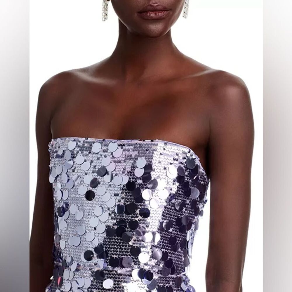 NWOT BRINX AND BANCO Lilac Farah Sequin Strapless Gown  XS，S，M available - Picture 5 of 16